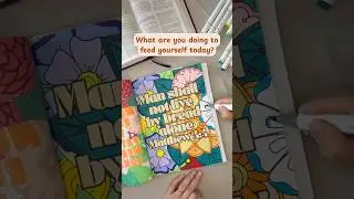 Meditating on the Bread of Life as I color this Bible verse coloring page.