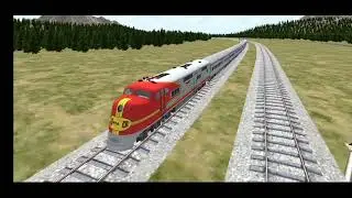 Santa Fe EMC E1 Diesel Locomotive Train Simulator