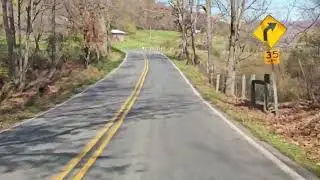 Relaxing Country Drive on Windy Autumn Saturday - W. MD. October - Flintstone, MD to Beans Cove, PA