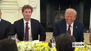 President Donald Trump Hosts Dinner With Big Tech Overlords Mark Zuckerberg Talks On AI Data Centers
