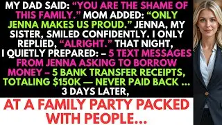 My Dad Said: &ldquo;You Are the Shame of This Family.&rdquo; Mom Added: &ldquo;Only Jenna Makes Us Proud.&rdquo; That Night&hellip;
