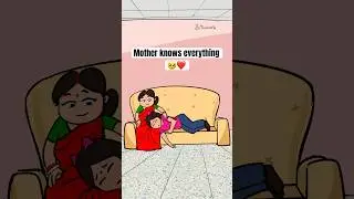 Mother knows everything 🥺❤️&zwj;🩹| Mom and daughter | Maa beti #shorts #viralvideo #maa #mother #love