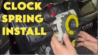 HOW TO INSTALL STEERING ANGEL SENSOR AND CLOCK SPRING l 08-15 LANCER, EVOLUTION,OUTLANDER,RALLIART