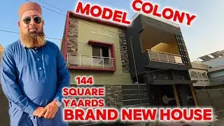 MODEL COLONY 144 SQUARE YAARDS BRAND NEW HOUSE AVAILABLE FOR SALE #realestate #houseforsale 