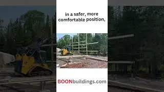 1 Benefit of putting your building on concrete piers: #postframe #polebuilding #polebarn