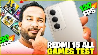 Redmi 15 All Games Test 🔥 PUBG, Free Fire & Call of Duty Performance Review | Gaming Beast 2025!
