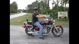 1288 96 Vulcan VN1500A red:blk Fallen Cycles Test Ride