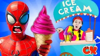 Ice Cream Truck Song | Superhero Vending Machine & More Kids Songs | Chiki Chaka