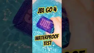 JBL Go 4 PURPLE Water Test &ndash; Insane Bass Boost! 💜💦