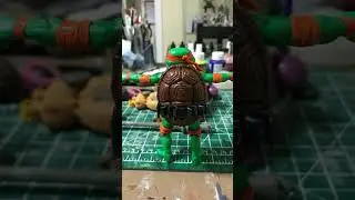 Modified my Mutant Mayhem Michelangelo #satisfying #custom #painting #tmnt #MutantMayhem #TMNTmovie