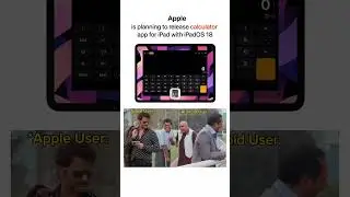 Apple Release calculator app in iOS 18. #apple #appleevent #applevsandroid