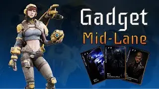 Paragon Gadget Gameplay | PUSH THOSE LANES!!! | Mid Lane | v42