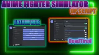 Roblox : Anime Fighter Script No Click Cooldown, Auto Quest,  Auto Time Trial! LAZIUM HUB!