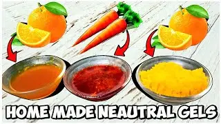 Carrot Or Orange Se Banaye Homemade Neutral Food Gel Colour | liquid gel colour |food gel colour
