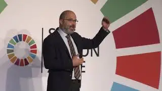 Robert Piper speaks at the UN Digest in the SDG Action Zone