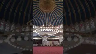 Inside King Abdullah Mosque #Amman #KingAbdullahMosque #Jordan #IslamicArchitecture #Shorts