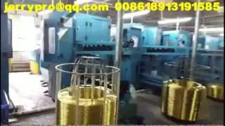 EDM brass wire drawing machine with online annealer