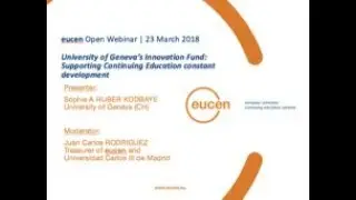 eucen Open Webinar | 23 March 2018