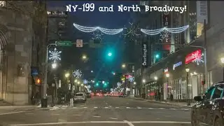 Elinor & Friends Snowflakes @ Main Street and Christmas Lights At N Broadway White Plains NY EP 3894