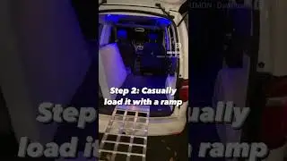 How to fit a Bike in a Vw Caddy #supermotard #supermotolife #wheelie #yamahawr250f #sunset #caddy