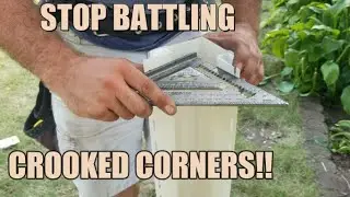 One trick to ALWAYS get straight corner posts