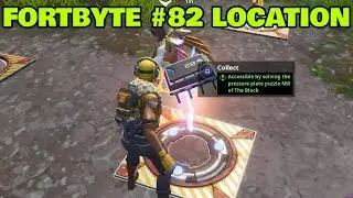 FORTBYTE 82 LOCATION Accessible by Solving the Pressure Plate Puzzle NW of the Block  (Fortnite)