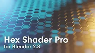 Hex Shader Pro Tutorial - Procedural Hexagon Pattern for Blender 2.8