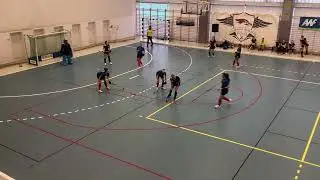 2025-01-25 Juniorki mecz Swarek - Orlęta kwarta 4