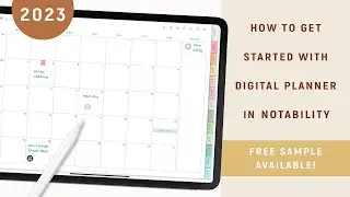 ⭐️ Notability ⭐️ How to set up ForLittleLion Digital Planner in 2023