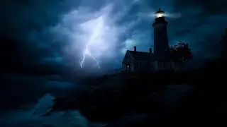 Heavy Rain and Thunderstorm at Sea | Storm Sounds for Sleep, Insomnia and Relaxation