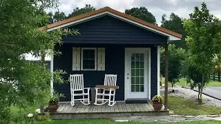 Amazing Rustic Tiny Home with Little Porch in Farm Setting