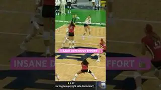 Insane defensive effort! 🔒 #womensvolleyball #volleyball #louisville