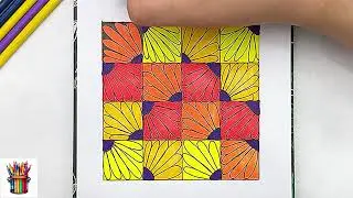 Amazing 3D Optical Illusion Art! Easy Drawing Tutorial #howtodraw #creative #shorts
