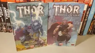Hardcover Comparison- Thor God Of Thunder Vol 1 and 2