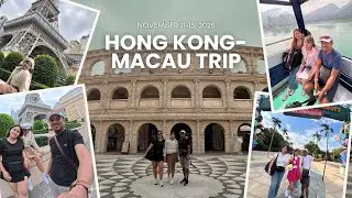 Hong Kong & Macau Vlog 2025 | Delayed Flight + First Time Flying With Our Daughter