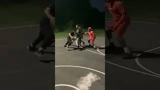 B-boy going hard in the paint🔥🏀 #shorts #4v4
