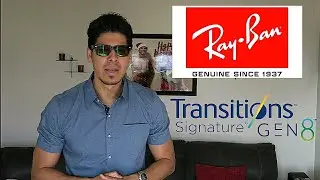 Примерка линз RayBan G-15 Graphite Green Transitions GEN8 | Обзор SportRx | Новые Wayfarer RX5184