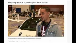 Washington, DC Auto ShowInspires Local Artists