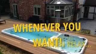 Aquatic 3 Swim Spa with IPC Ravena Telescopic Enclosure