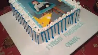 Şəkilli 1 yaş tortu🎂🎂