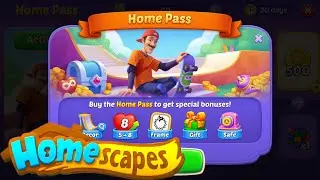 Homescapes - New Event - Golden Ticket - Home Pass - Decor - Skate Park - Full Story