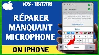 Comment trouver un microphone manquant sur le clavier de l'iPhone (2025)