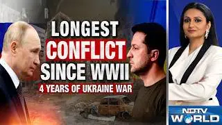 Russia-Ukraine War | Longest Conflict Since World War II, 4 Years Of Ukraine War