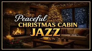 🎄 Peaceful Christmas Cabin Jazz &ndash; Fireplace Ambience for Relaxing, Study & Work