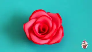 Two Tone Fondant Rose Tutorial | Miniature Cake