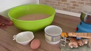 The way I use eggshells powder to mix my chicken feed to get good quality eggs