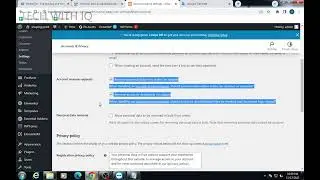 part 15 Account #privicy policy settings in woo #commerce # plugin Biometric authentication