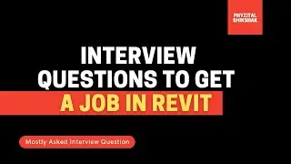 Revit Architecture Interview Questions | How to Crack Revit Interview as Fresher-Hindi BIM Interview