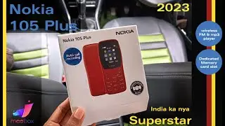 Nokia 105 Plus Keypad Mobile Phone Wireless FM Radio Memory Card MP3 Player UNBOXING & REVIEW...2023