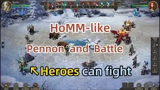 Heroes can fight in the HoMM-like game [Pennon and Battle]